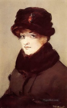 Edouard Manet Painting - Woman in furs Eduard Manet